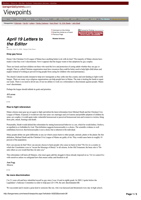 Letter to Editor - No More Discrimination (PDF)